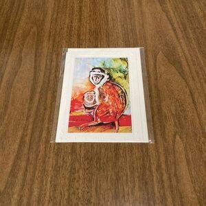Original Art by Jackie Anderson Print Blank Greeting Card 5"x7"